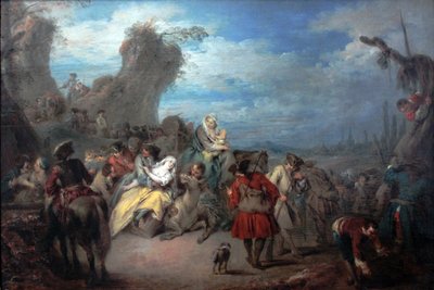 Riposo delle truppe (Guerra) da Jean Baptiste Pater
